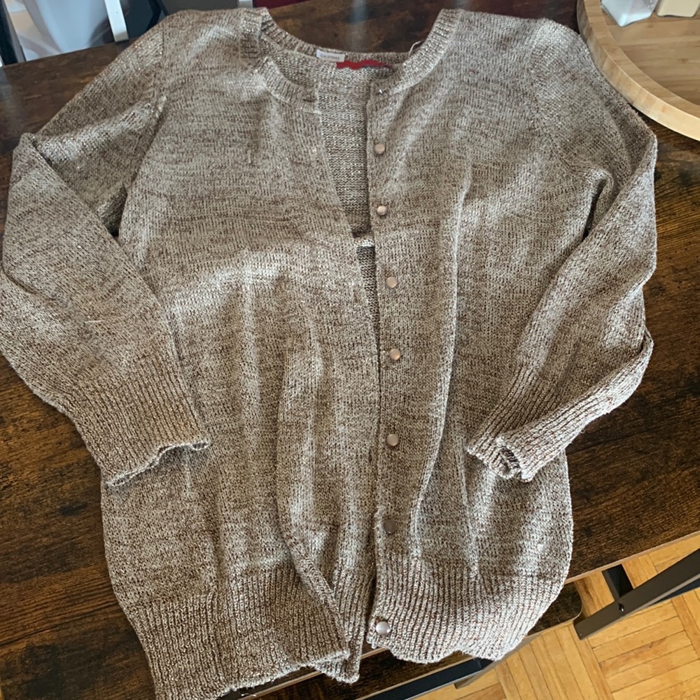 Gold sparkle cardigan